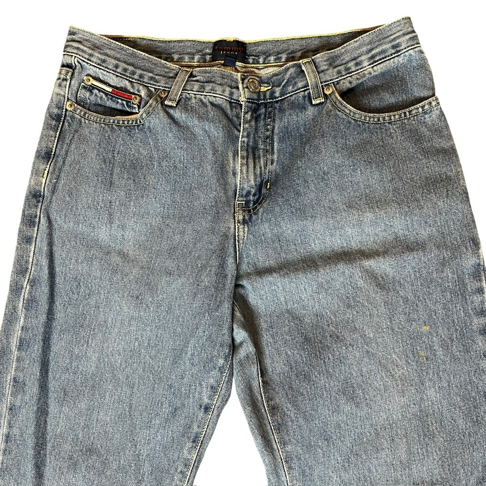 Vintage 2000 Tommy Hilfiger Light Blue Bootcut Denim Jeans - Picture 7 of 8